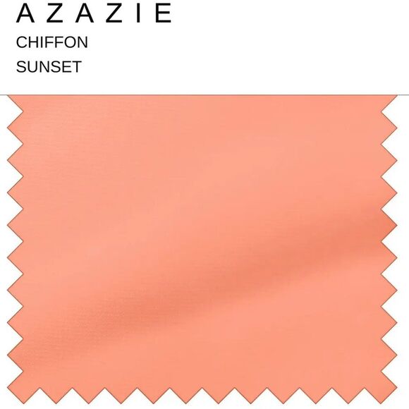 NWT Azazie “Jessa” bridesmaid dress IN SUNSET SIZE A10 - Picture 6 of 11